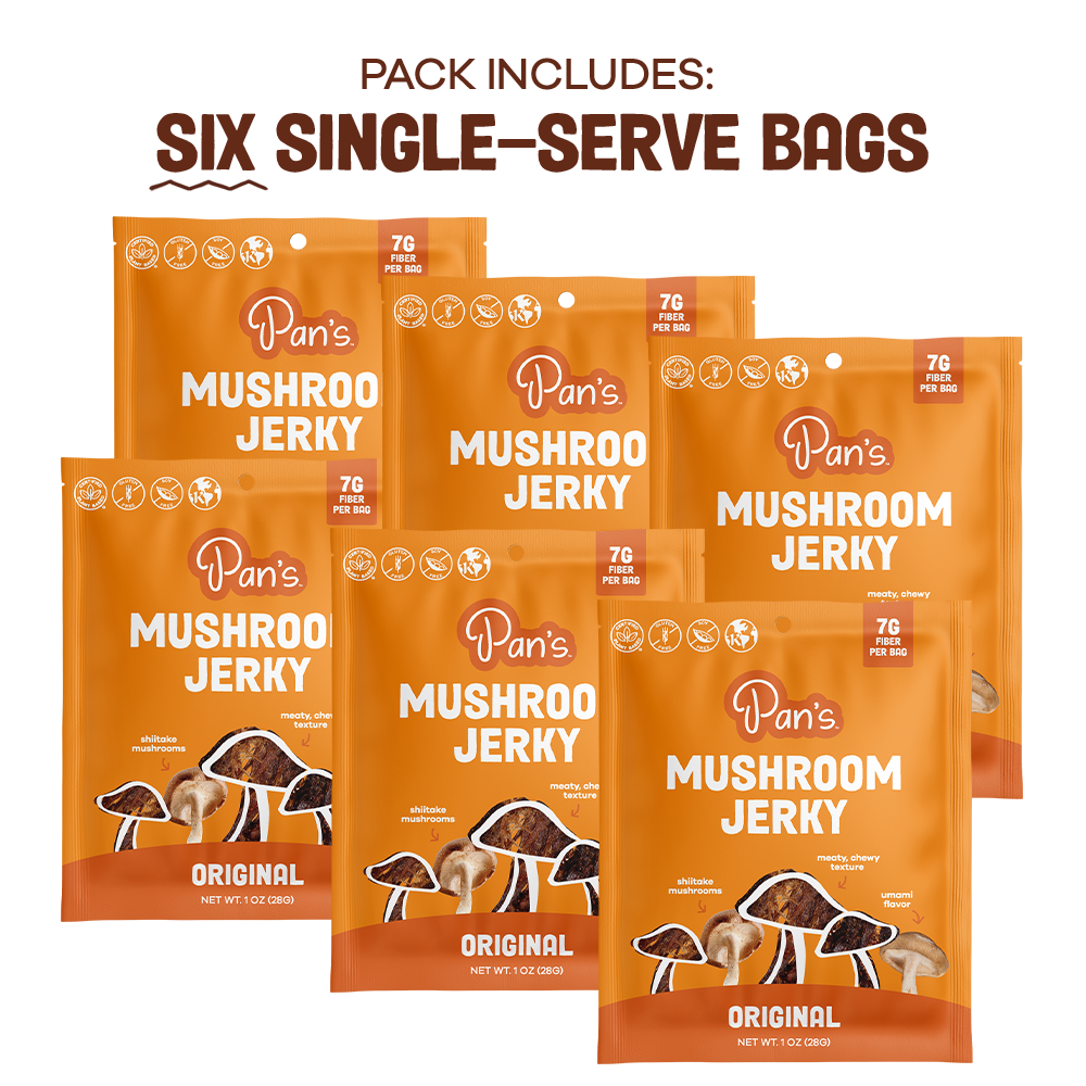 Original Mushroom Jerky - Single Serve Pack