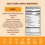 Curry Mushroom Jerky - Single Serve Pack